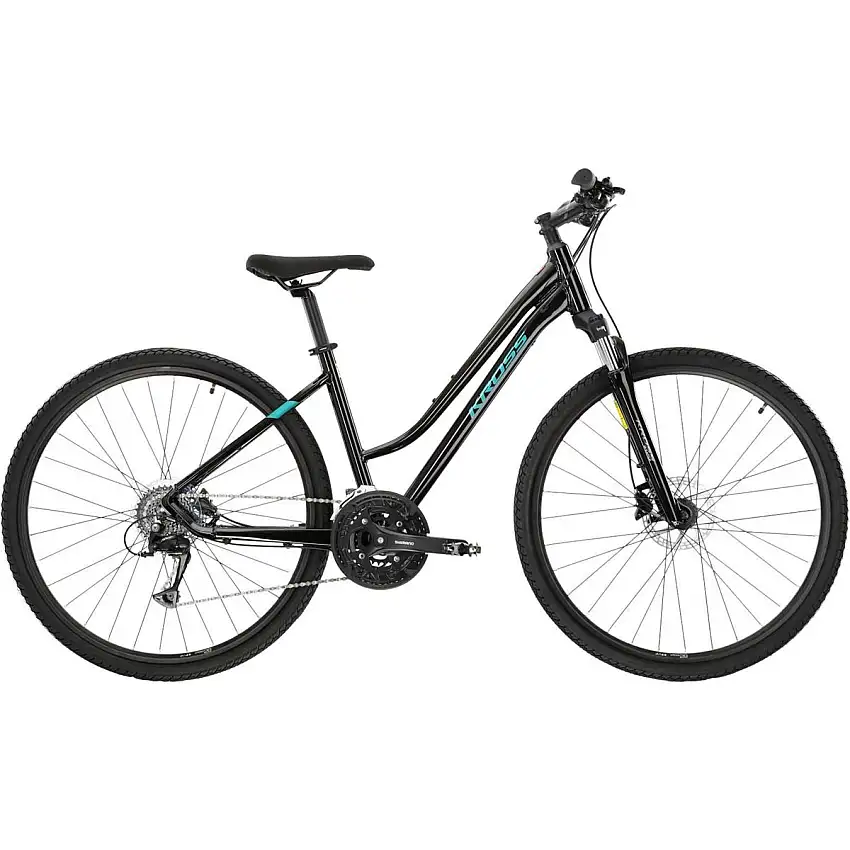 Crosshybrid Kross Evado 5.0 Lady Black/Turquise 28