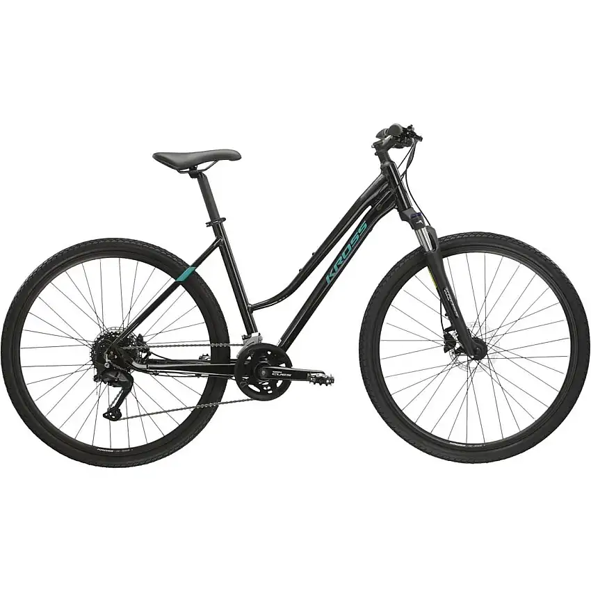 Crosshybrid Kross Evado 5.0 Lady Black/Turquise