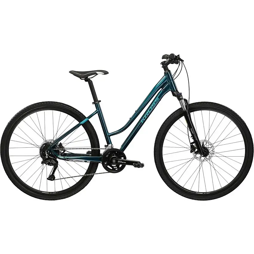 Crosshybrid Kross Evado 5.0 Lady Turquise/Green