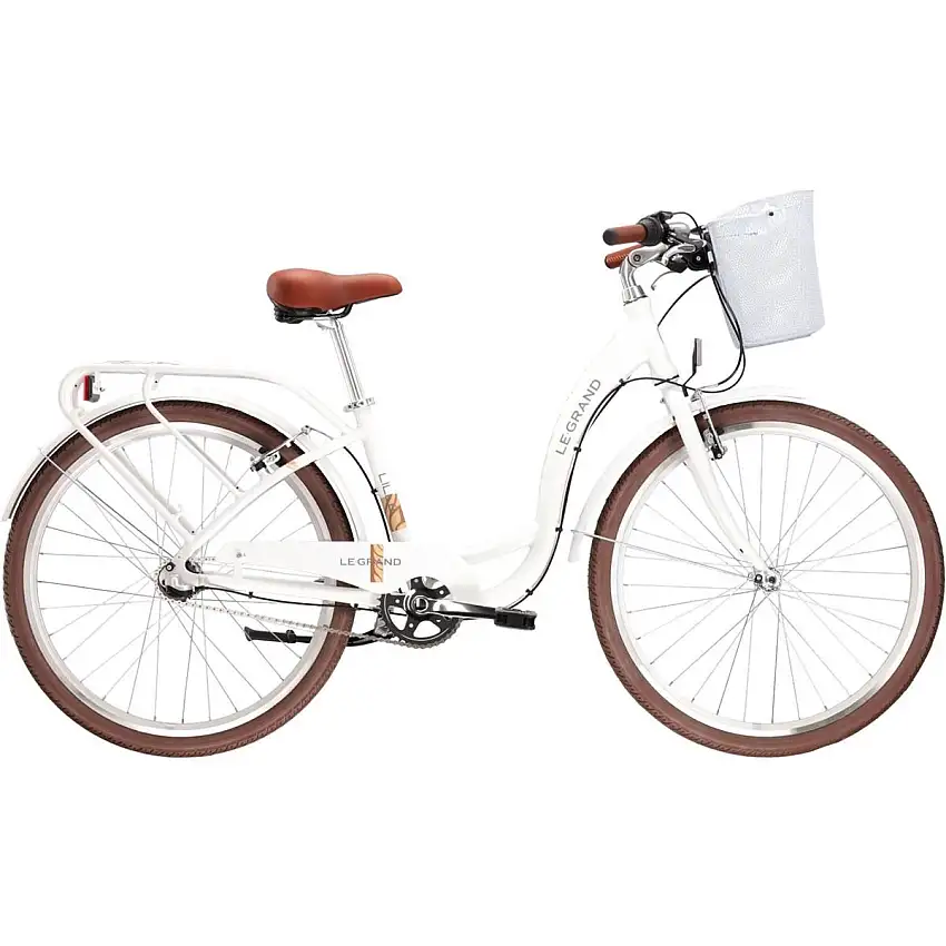 Damcykel Kross Le Grand Lille 3 White/Beige 26