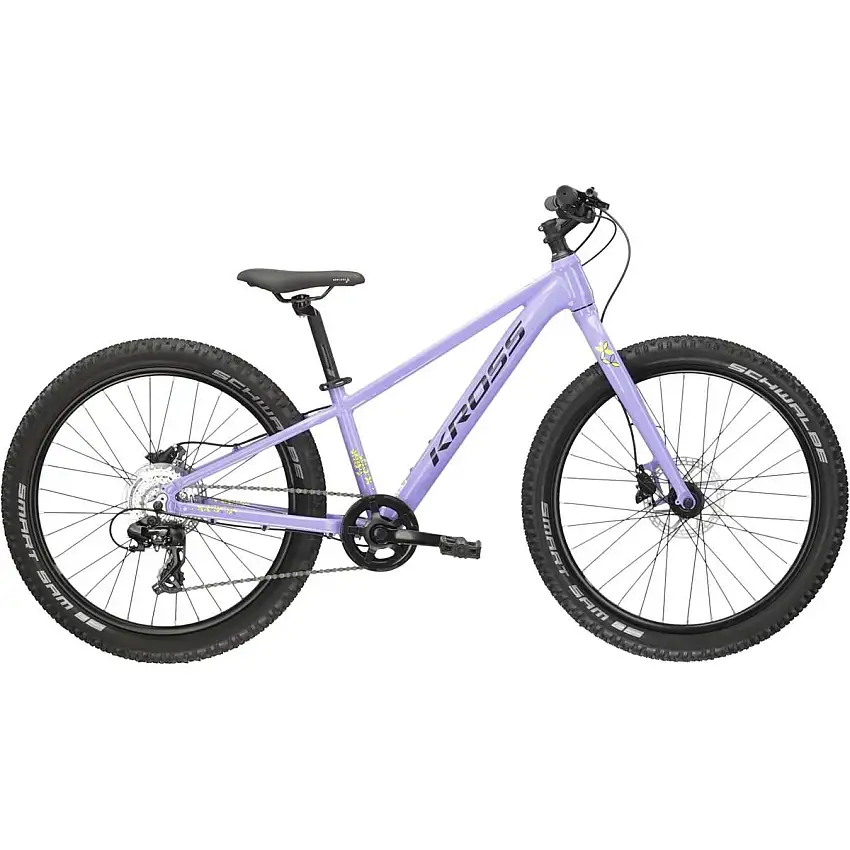 Barncykel Kross Lea Jr 2.0 Violet/Black 24