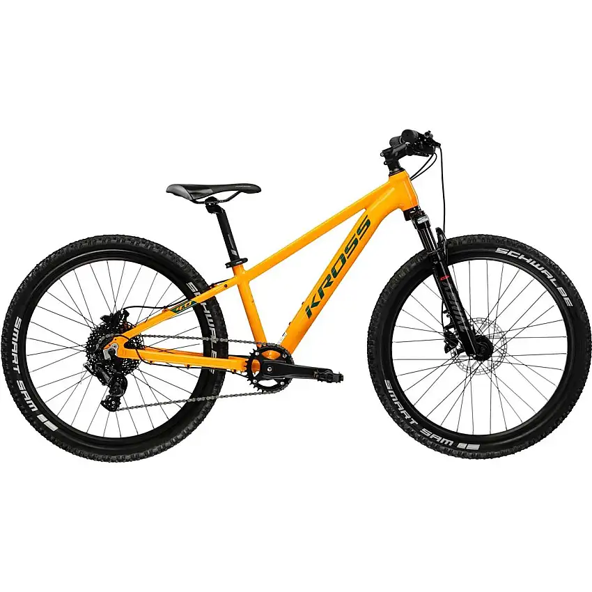 Barncykel Kross Level Jr 4.0 Orange/Green 24