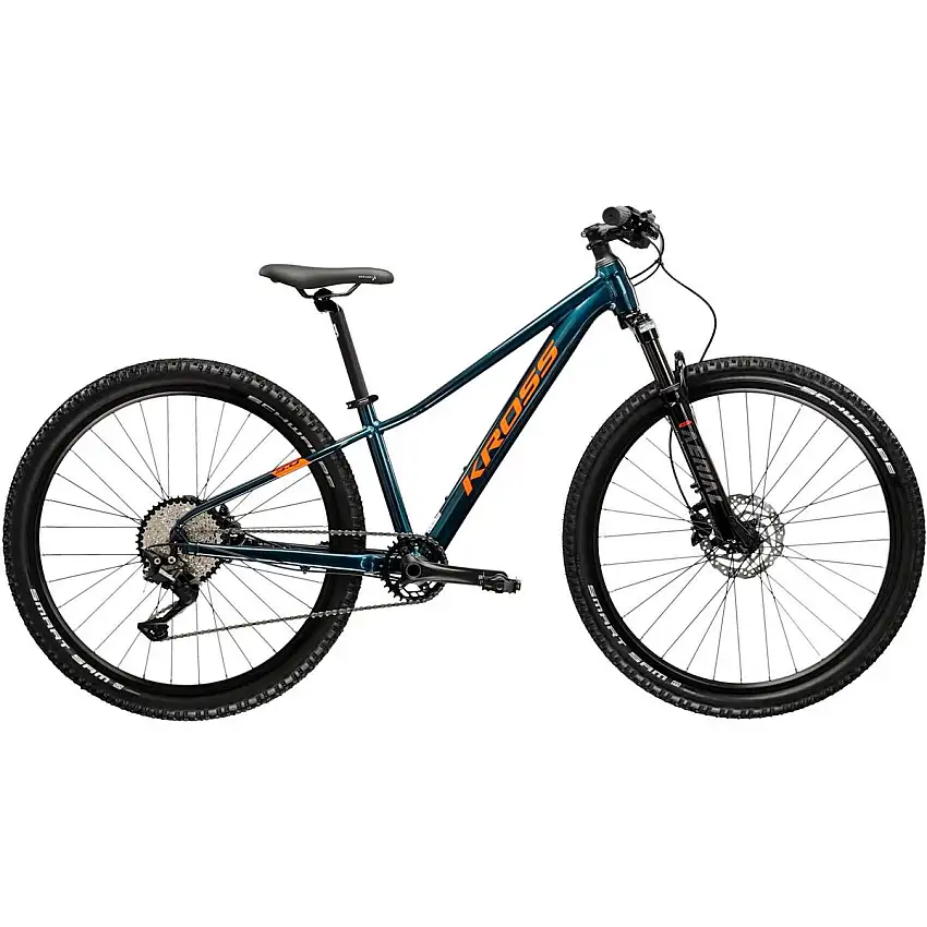 Barncykel Kross Level Jr 5.0 Turquise/Orange 26