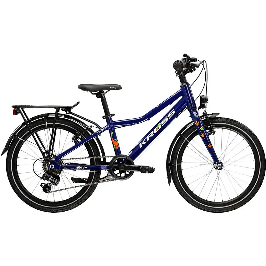 Barncykel Kross Level Mini 3.0 Light EQ Navy Blue/White 20