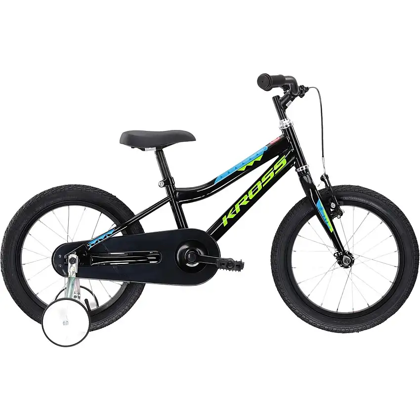 Barncykel Kross Racer 3.0 Black/Green 16