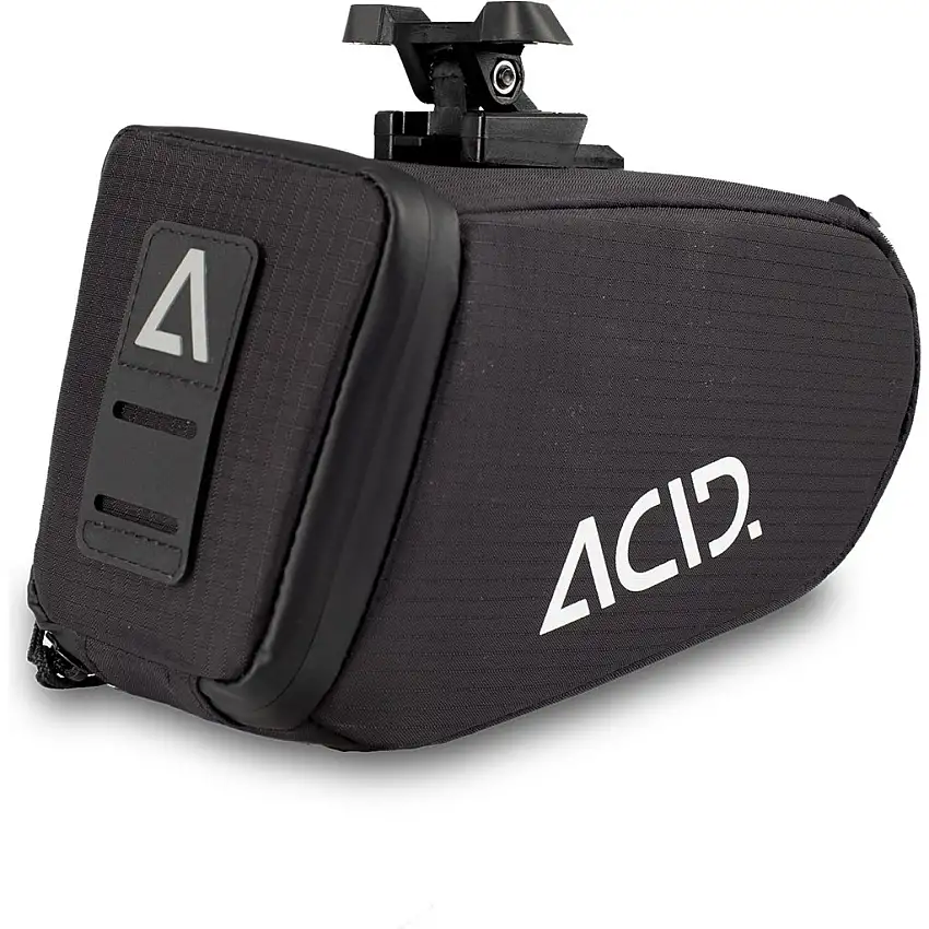 Sadelväska Cube Acid Saddle Bag Click L Svart