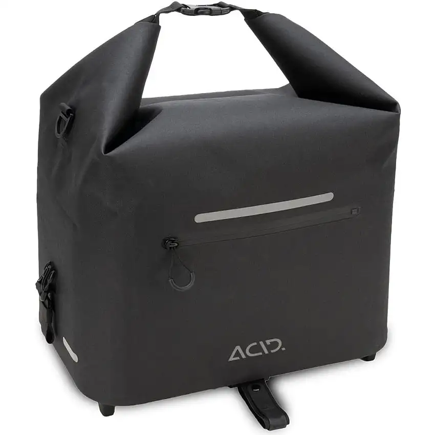 Cykelväska Cube ACID Front Carrier Bag Pro 40L Hic RILink Svart