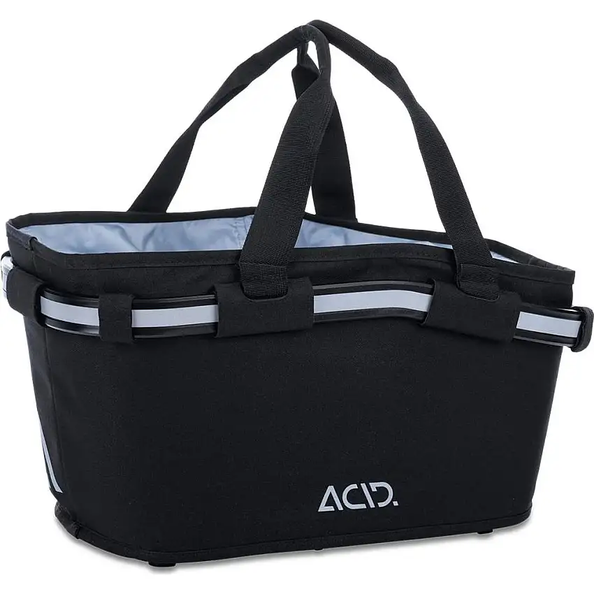 Cykelväska Cube ACID Carrier Basket City 20L RILink Svart