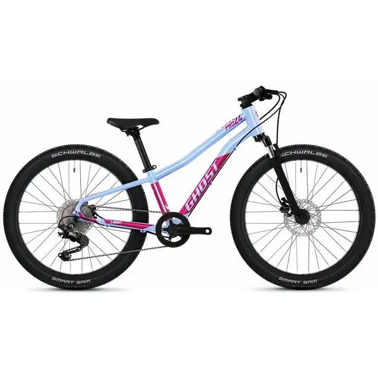 Barncykel Ghost Lanao 24 Pro Blue/Magenta