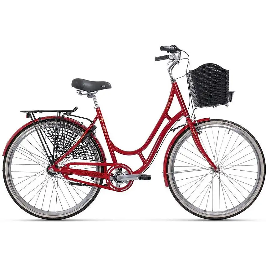 Damcykel Tunturi Elina Red/Gold