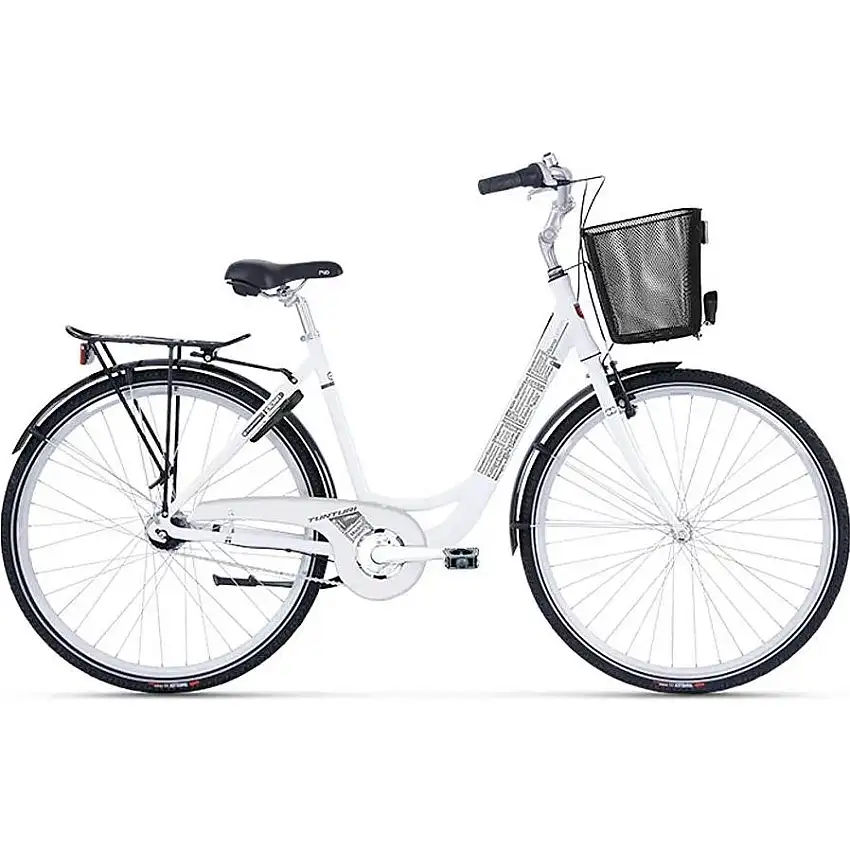 Damcykel Tunturi Uptown White White