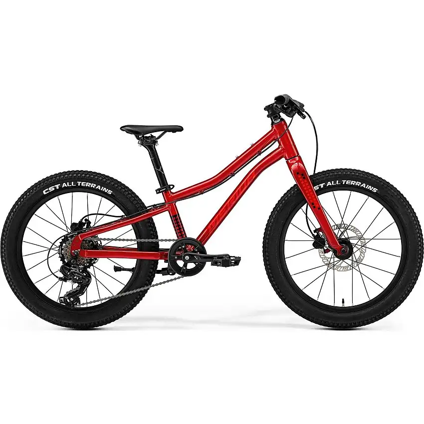 Barncykel Merida Matts J.20+ Dark Strawberry/Race Red