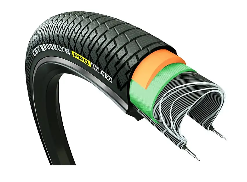 Cykeldäck CST Brooklyn Pro C1996 55-507 SVART
