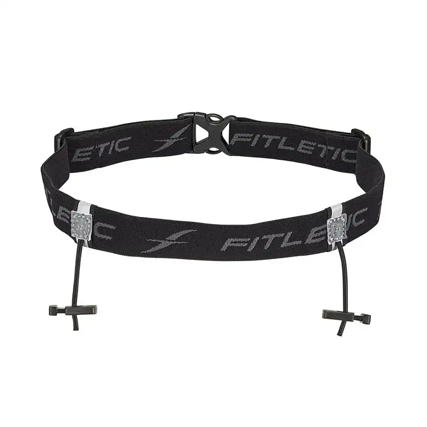 Fitletic Race Number Belt o/s unisex Black/Grey