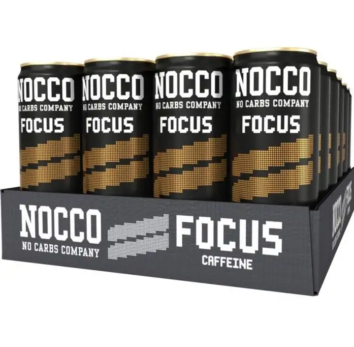 Energidryck Nocco Focus Flak 24x330ml Cola