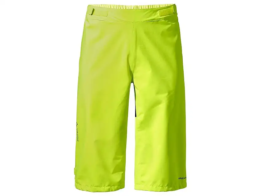 Cykelbyxor Vaude Moab Rain Shorts Herr Neon Yellow