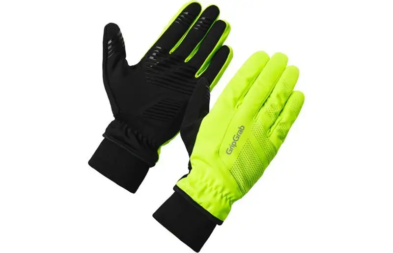 GripGrab RIDE 2 Vindtäta Vinterhandskar Yellow Hi-Vis
