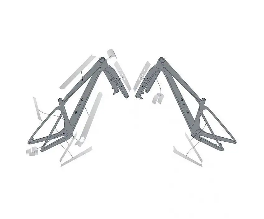 Ramskydd Syncros Frame Protection Kit Scale 23 Carbon Klar Matt