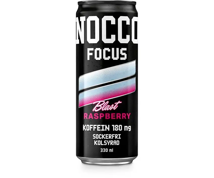 Energidryck Nocco Focus 330ml Raspberry Blast