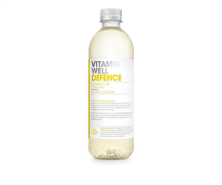 Energidryck Vitamin Well 500ml Defence Citrus-Fläder