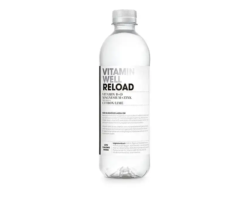 Energidryck Vitamin Well 500ml Reload Citron-Lime