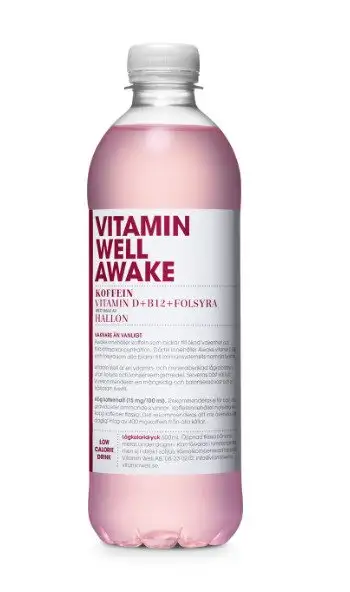 Energidryck Vitamin Well 500ml Awake Hallon